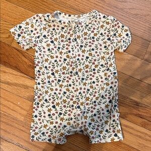 Brave Little Ones Floral Print Short Bodysuit